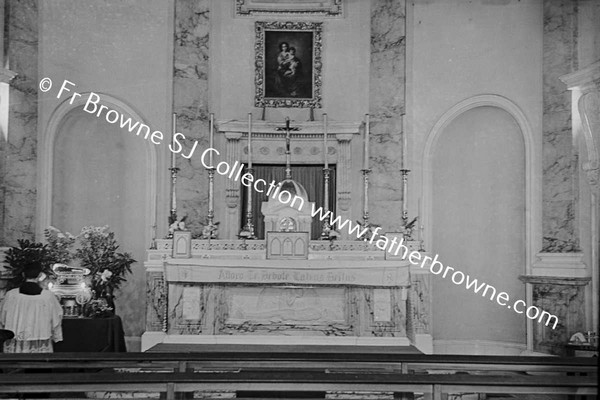 ST FRANCIS XAVIERS  RELIC EXPOSED IN CHAPEL DAYLIGHT